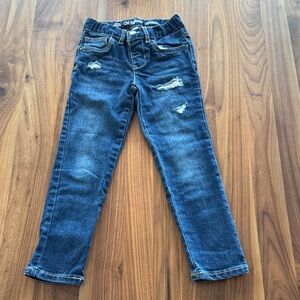Cat & Jack Kids Dark Blue Distressed Jeans